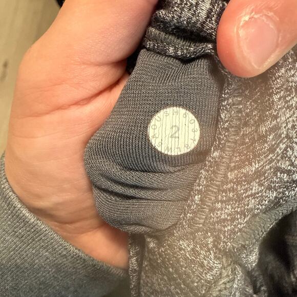 Lululemon Wunder Under Hi Rise 7/8 Tight 25” Luon Heathered Black W5AOUS Size 2 - Picture 8 of 8